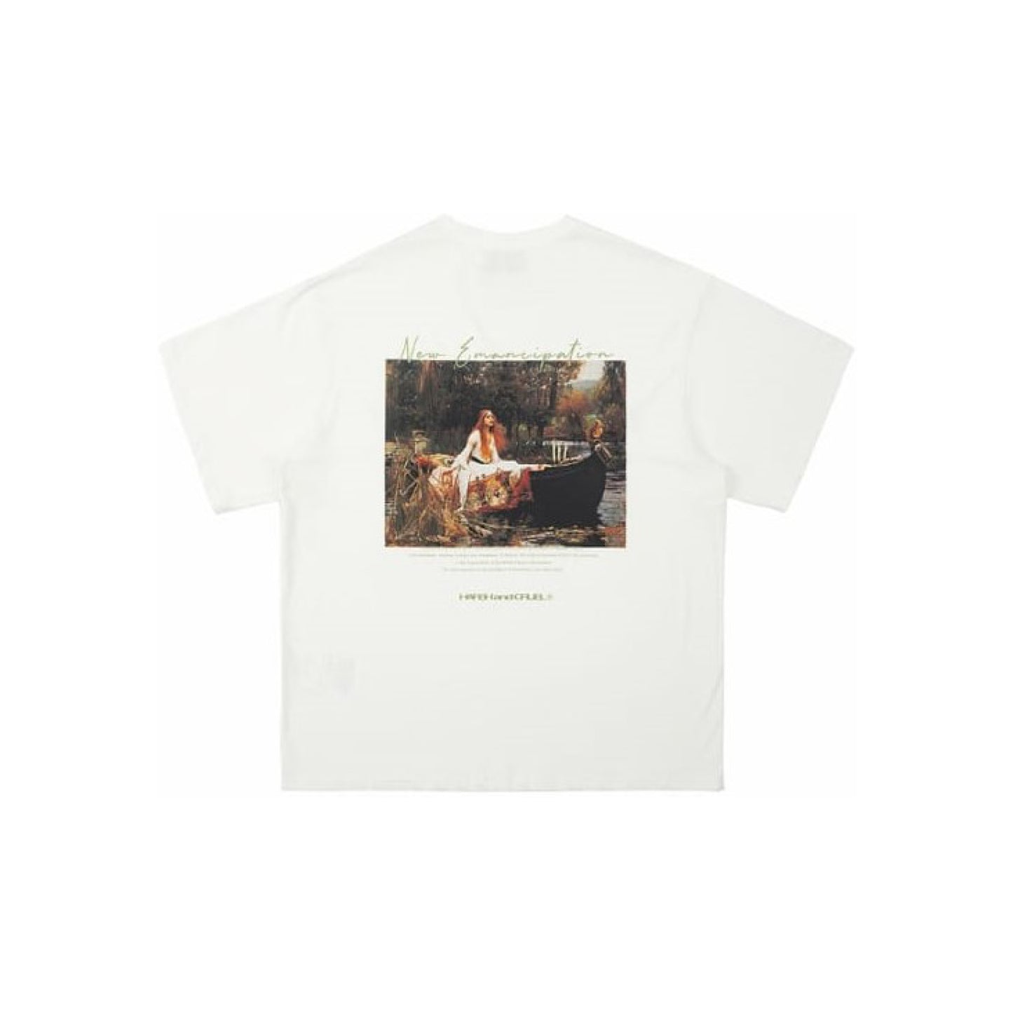 Harsh And Cruel Retro Print SS T-Shirt 'White'