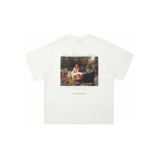 Harsh And Cruel Retro Print SS T-Shirt 'White'