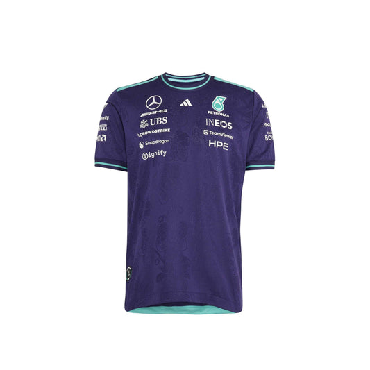 adidas Mercedes - AMG Petronas Formula One Team Vanda Bloom Driver  Jersey AUM 'Dark Purple' – product front view
