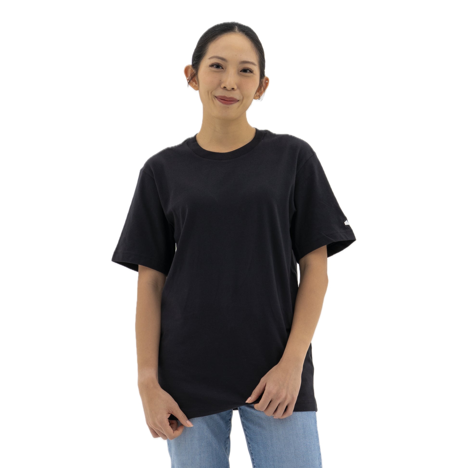 adidas Year Of The Horse Calligraphy T-Shirt Black with bold white horse graphic and adidas branding