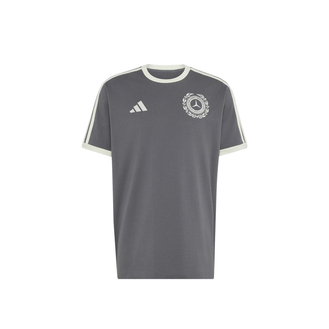 adidas Mercedes - AMG Petronas Formula One Team Silver Arrows Icon Tee 'Granite / Off White' – product front view