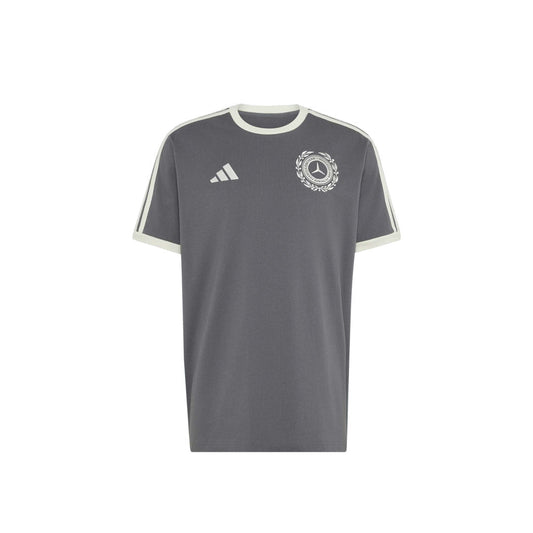 adidas Mercedes - AMG Petronas Formula One Team Silver Arrows Icon Tee 'Granite / Off White' – product front view