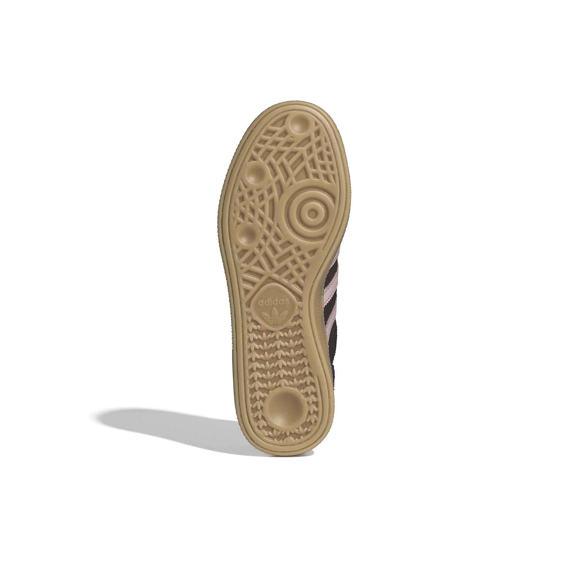 adidas Originals Handball Spezial Brown Pink womens sneaker with suede upper and gum sole