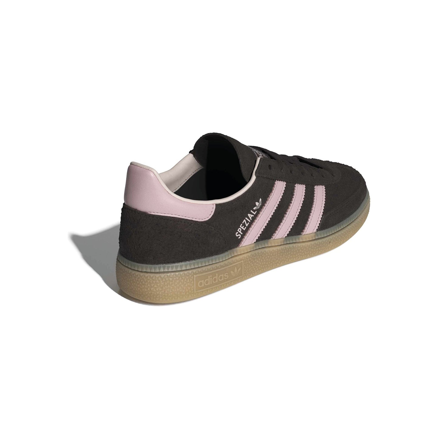 adidas Originals Handball Spezial Brown Pink womens sneaker with suede upper and gum sole