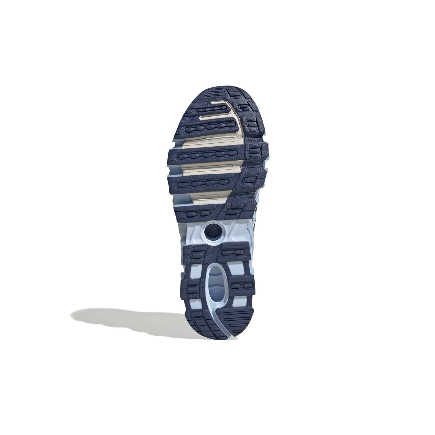 adidas Originals Mega Ghostride Crystal Sky Navy womens running sneakers mesh upper cushioned pod midsole futuristic adidas footwear