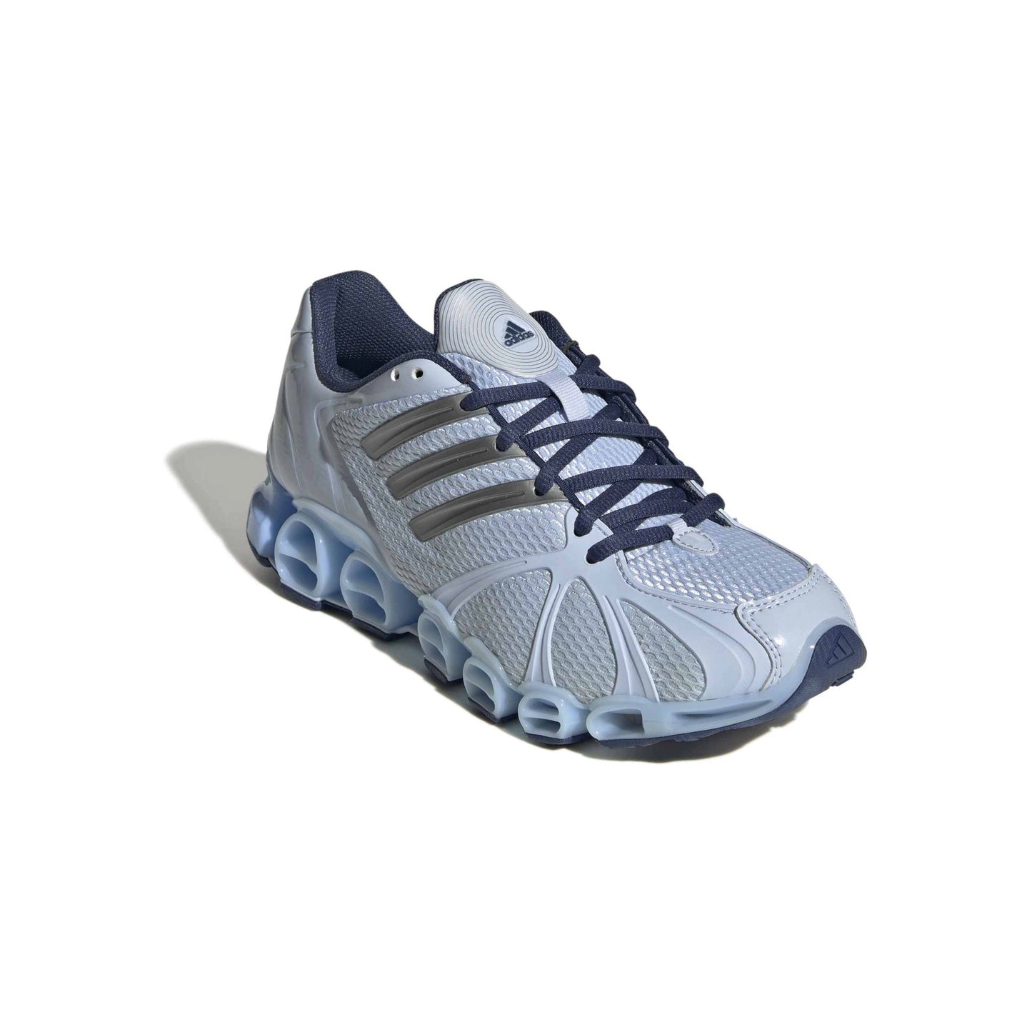 adidas Originals Mega Ghostride Crystal Sky Navy womens running sneakers mesh upper cushioned pod midsole futuristic adidas footwear