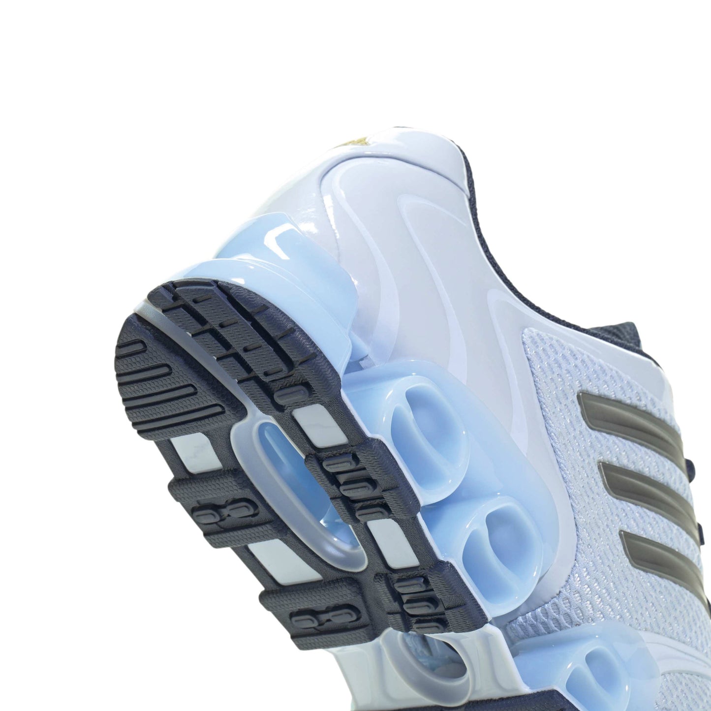 adidas Originals Mega Ghostride Crystal Sky Navy womens running sneakers mesh upper cushioned pod midsole futuristic adidas footwear