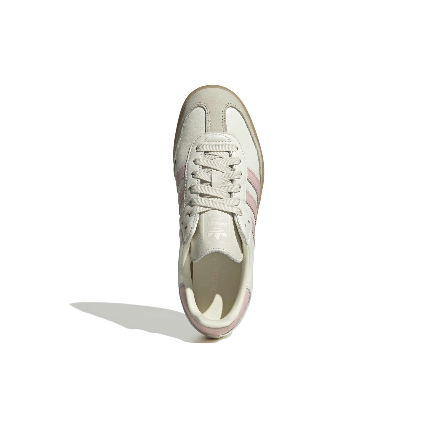 adidas Samba OG Off White Sandy Pink Gum womens leather suede sneakers gum outsole adidas originals lifestyle footwear