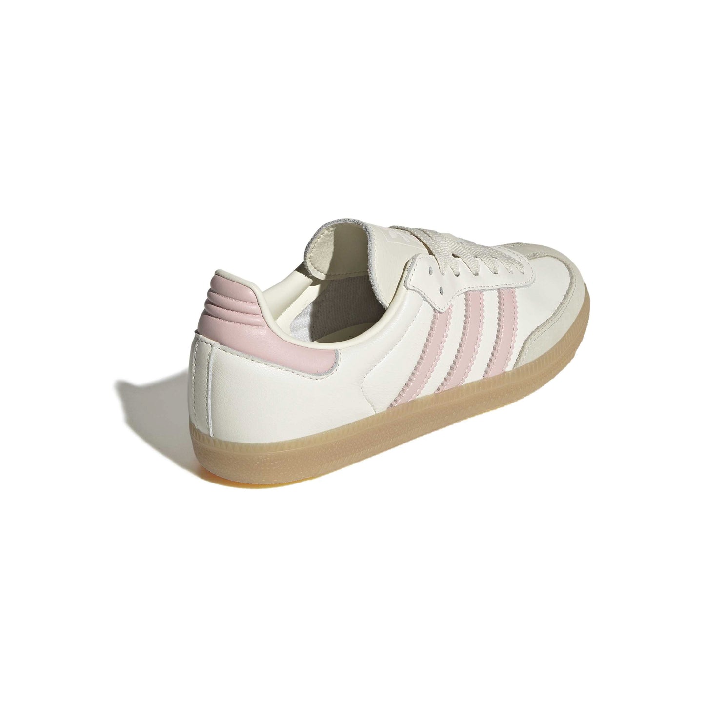 adidas Samba OG Off White Sandy Pink Gum womens leather suede sneakers gum outsole adidas originals lifestyle footwear