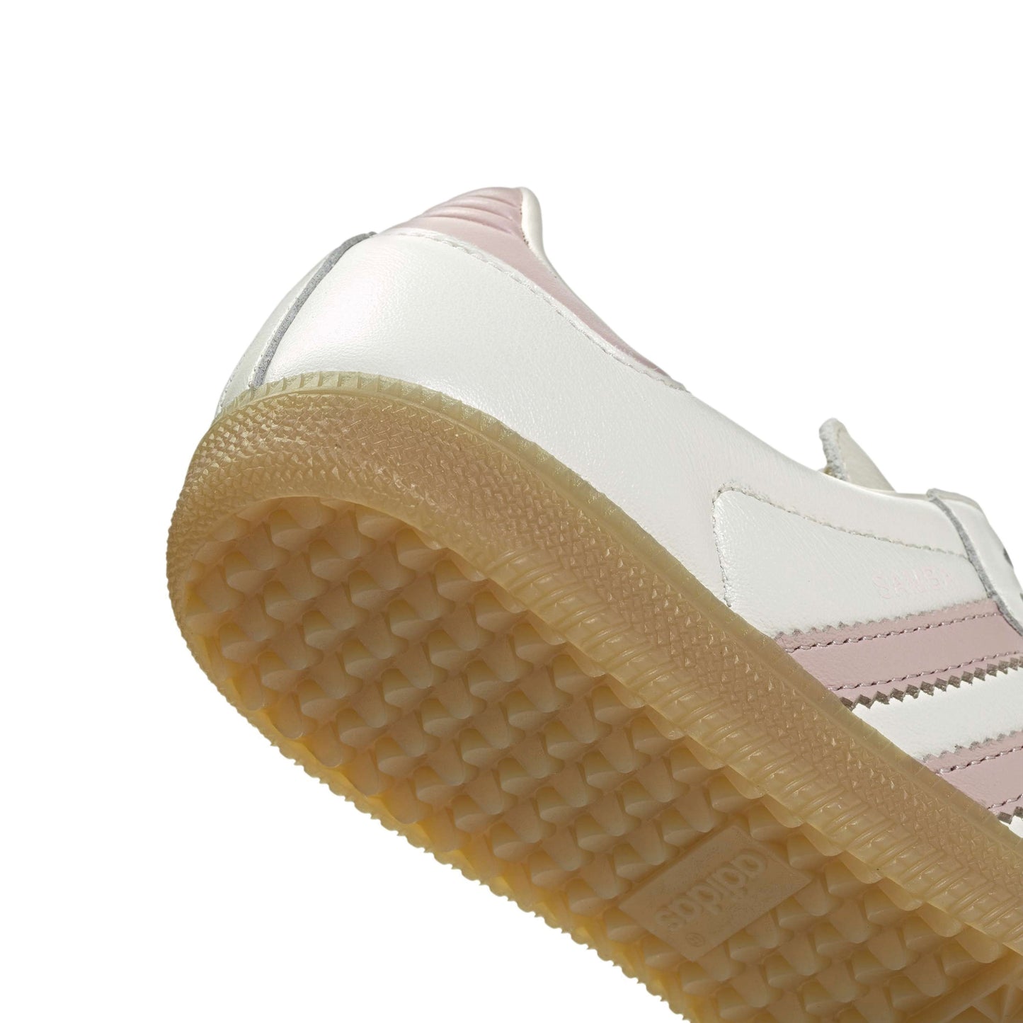 adidas Samba OG Off White Sandy Pink Gum womens leather suede sneakers gum outsole adidas originals lifestyle footwear