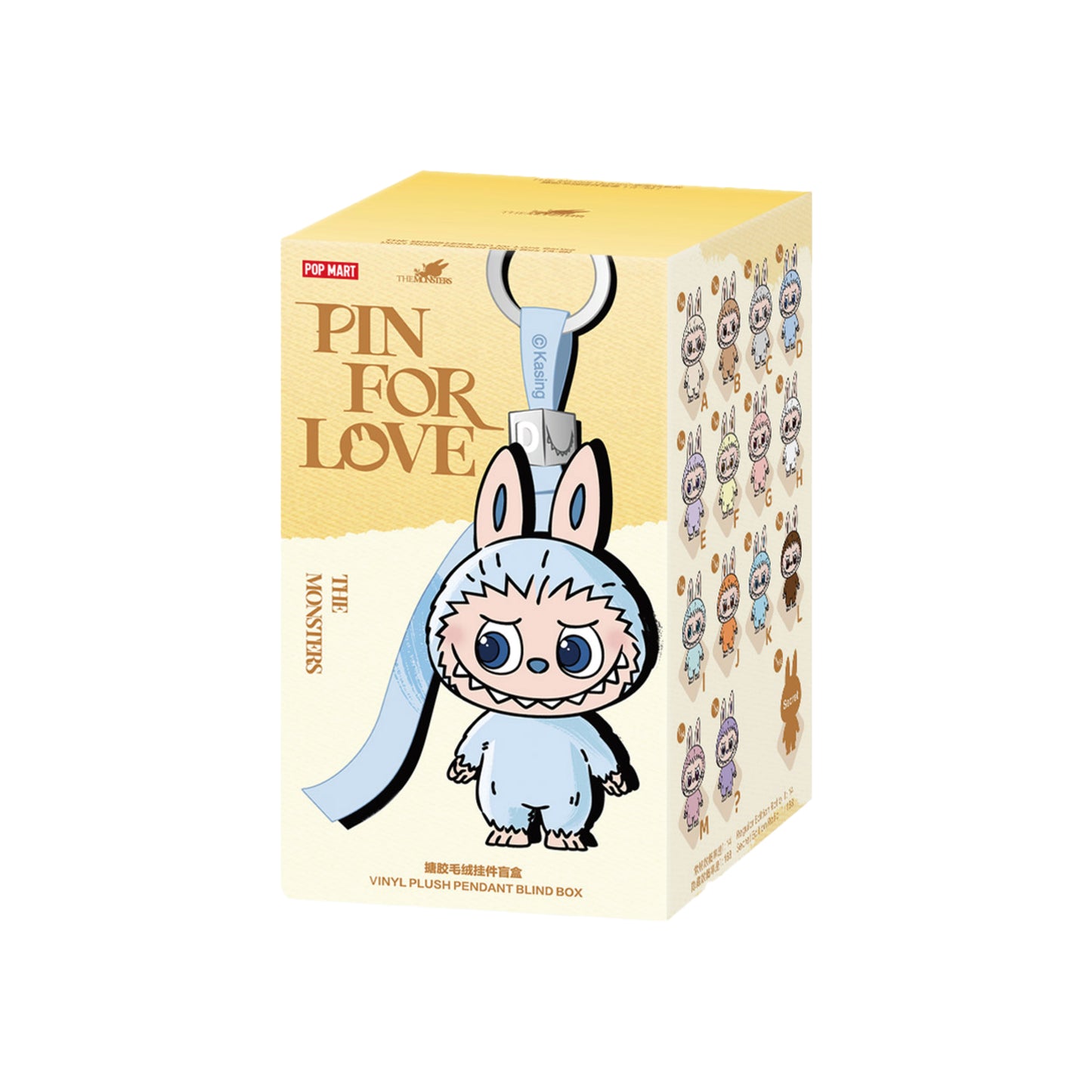 The Monsters - Labubu Pin For Love (A-M) Series-Vinyl Plush Pendant Blind Box