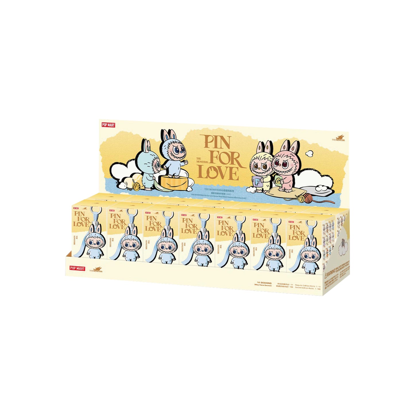 The Monsters - Labubu Pin For Love (A-M) Series-Vinyl Plush Pendant Blind Box