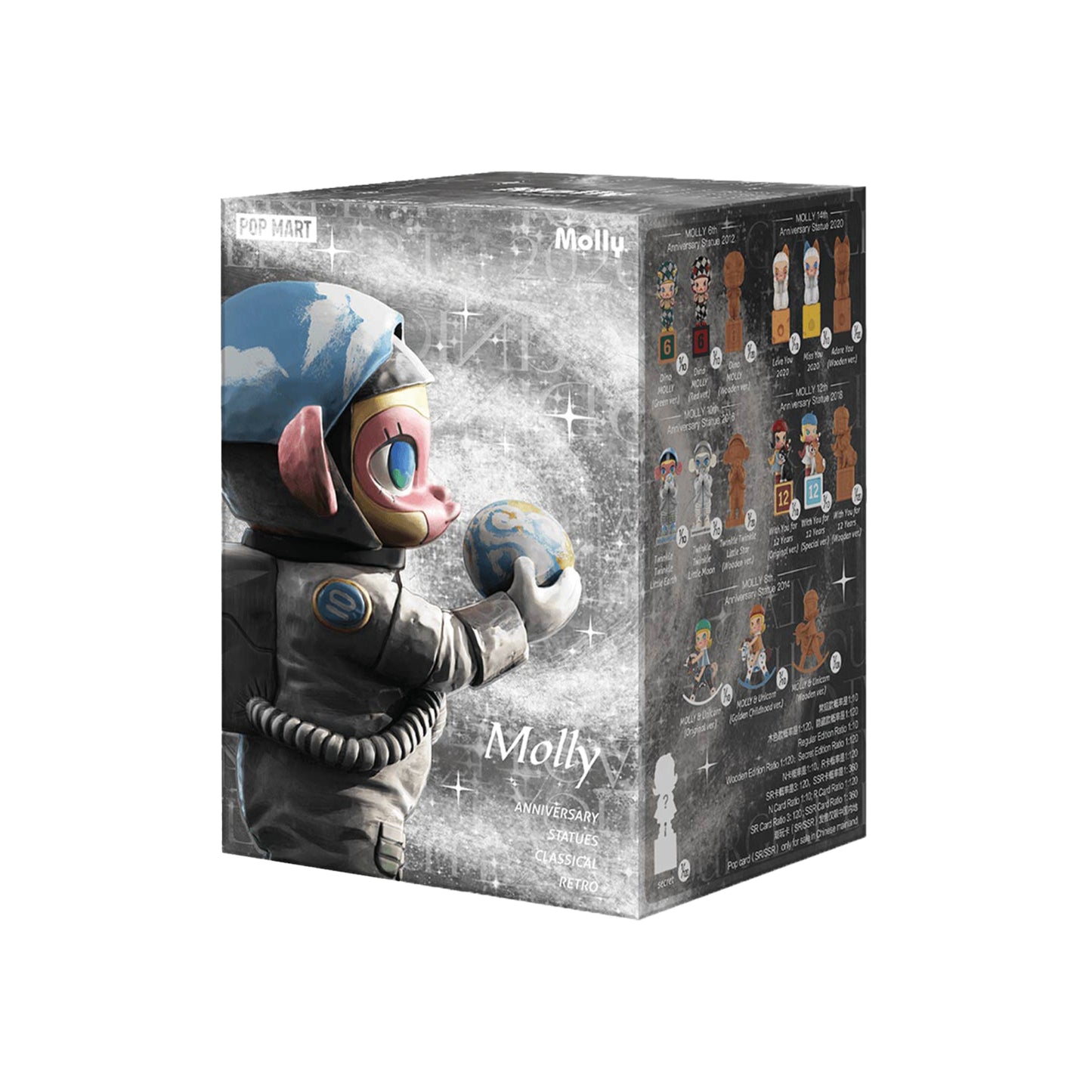 Popmart - MOLLY Anniversary Statues Classical Retro Series Figures