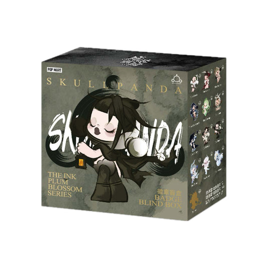 Pop Mart - SKULLPANDA The Ink Plum Blossom Series-Badge Blind Box
