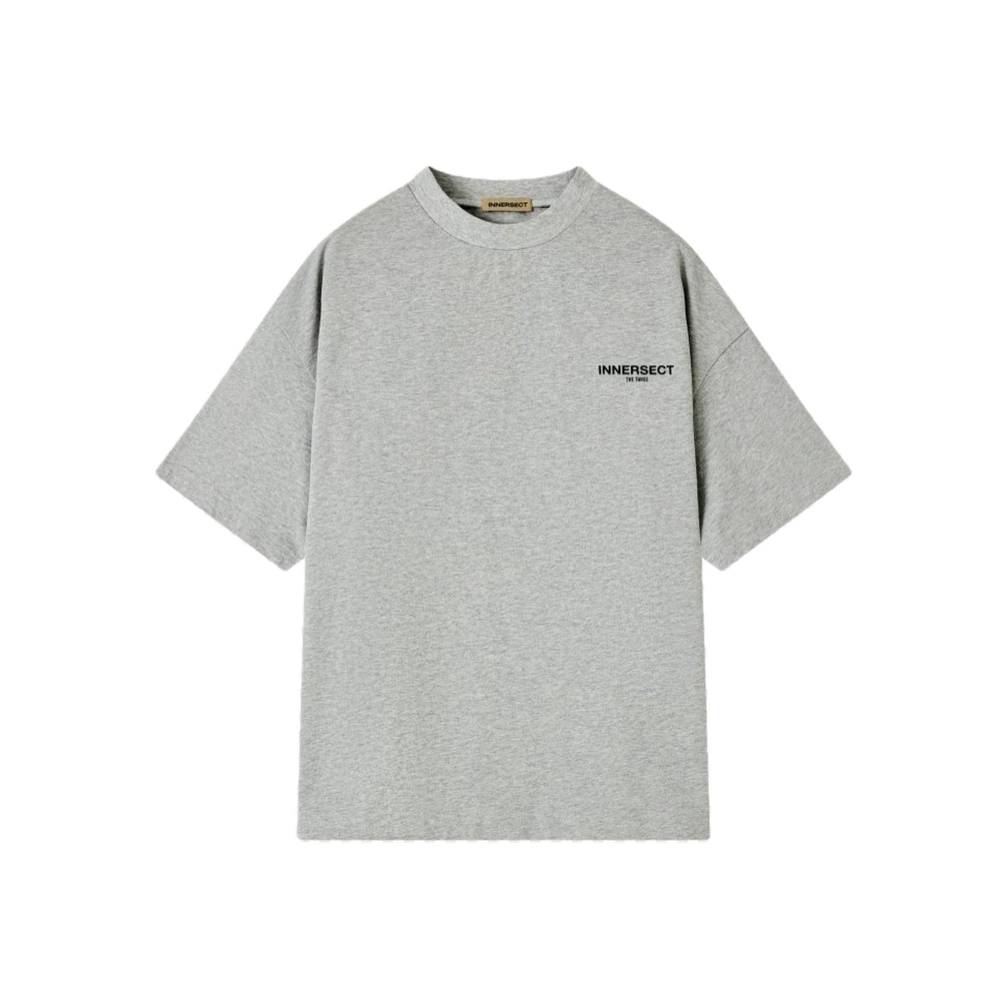 Innersect Logo Print Basic T-Shirt 'Dark Grey'