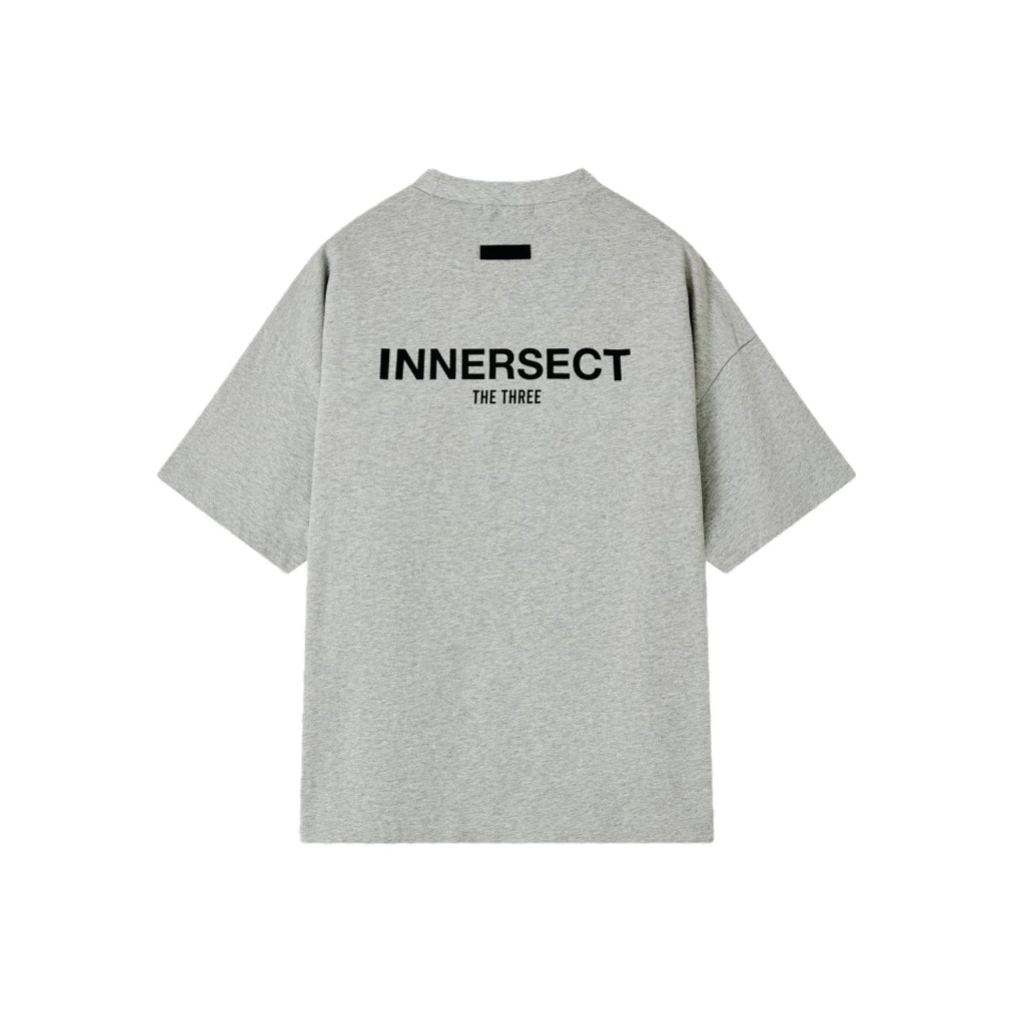 Innersect Logo Print Basic T-Shirt 'Dark Grey'