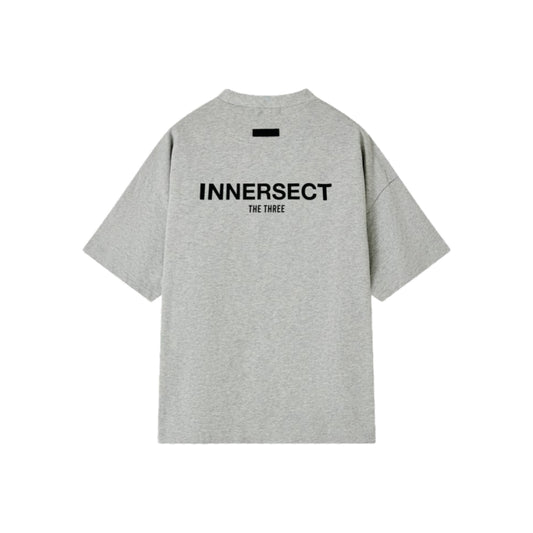Innersect Logo Print Basic T-Shirt 'Dark Grey'