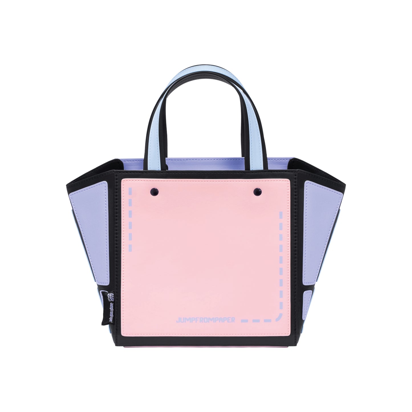 JumpFromPaper Origami Tote Pink Sweetie tote bag cartoon 2D design structured pastel lightweight everyday accessory
