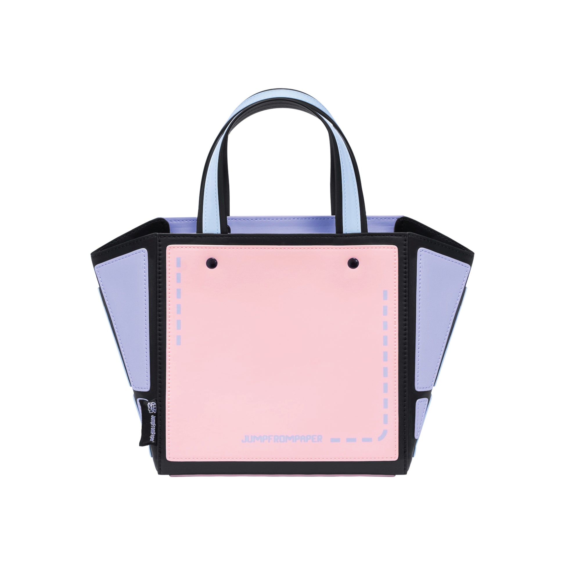 JumpFromPaper Origami Tote Pink Sweetie tote bag cartoon 2D design structured pastel lightweight everyday accessory