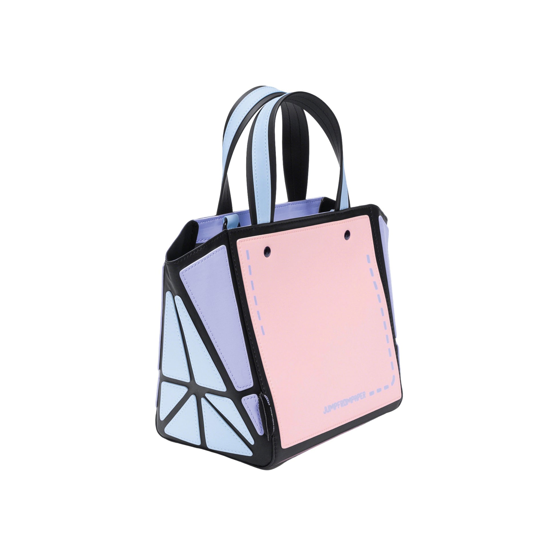 JumpFromPaper Origami Tote Pink Sweetie tote bag cartoon 2D design structured pastel lightweight everyday accessory