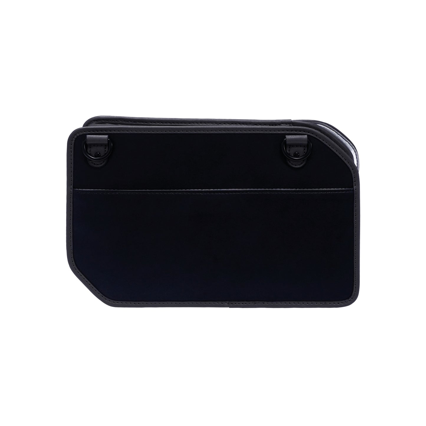 JumpFromPaper Neo Box 'Nebula Pink' – white and pink 2D illusion box-style crossbody bag with adjustable strap, front view