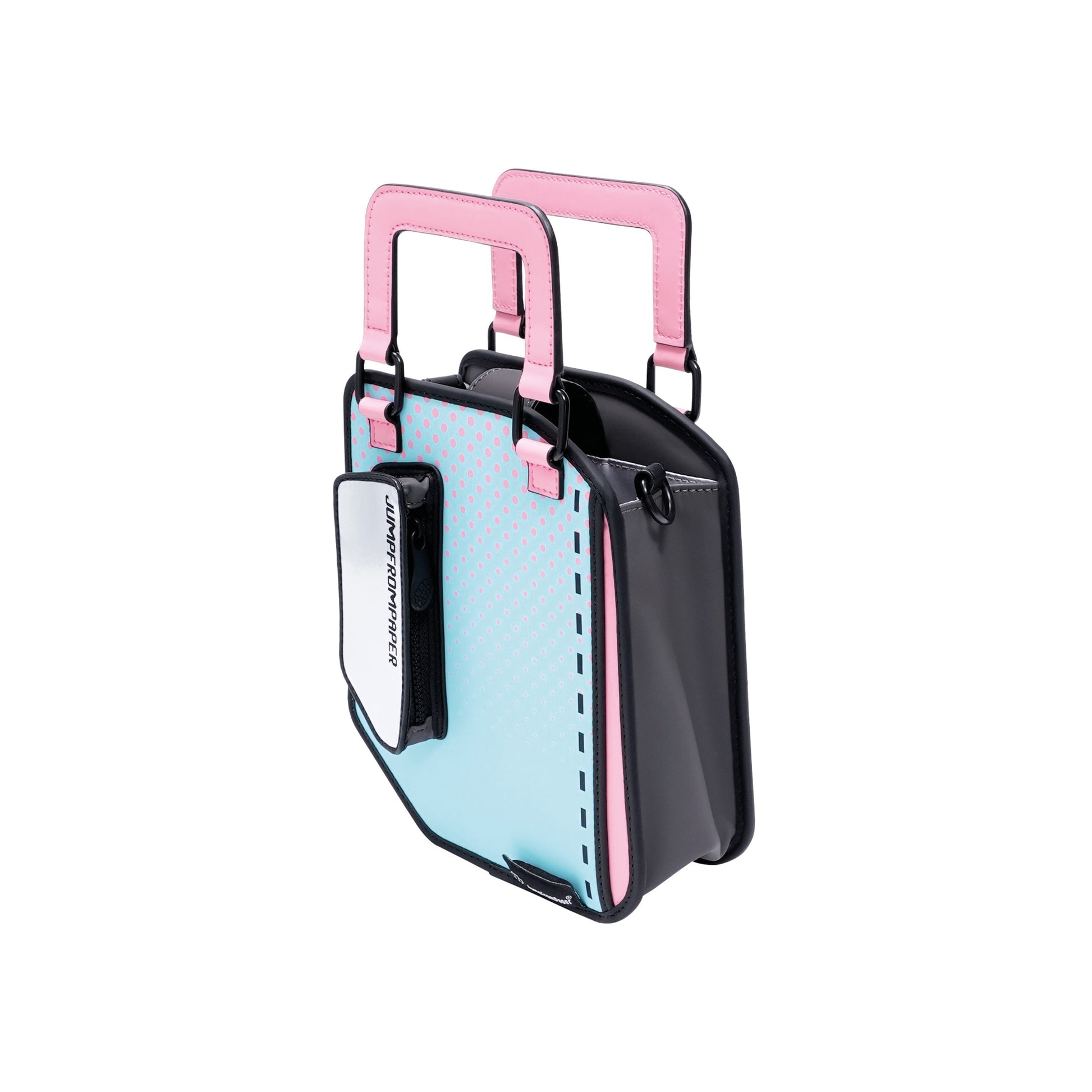 JumpFromPaper Floppy Bag Moonlit Blue handbag cartoon 2D design structured handle playful stylish accessory