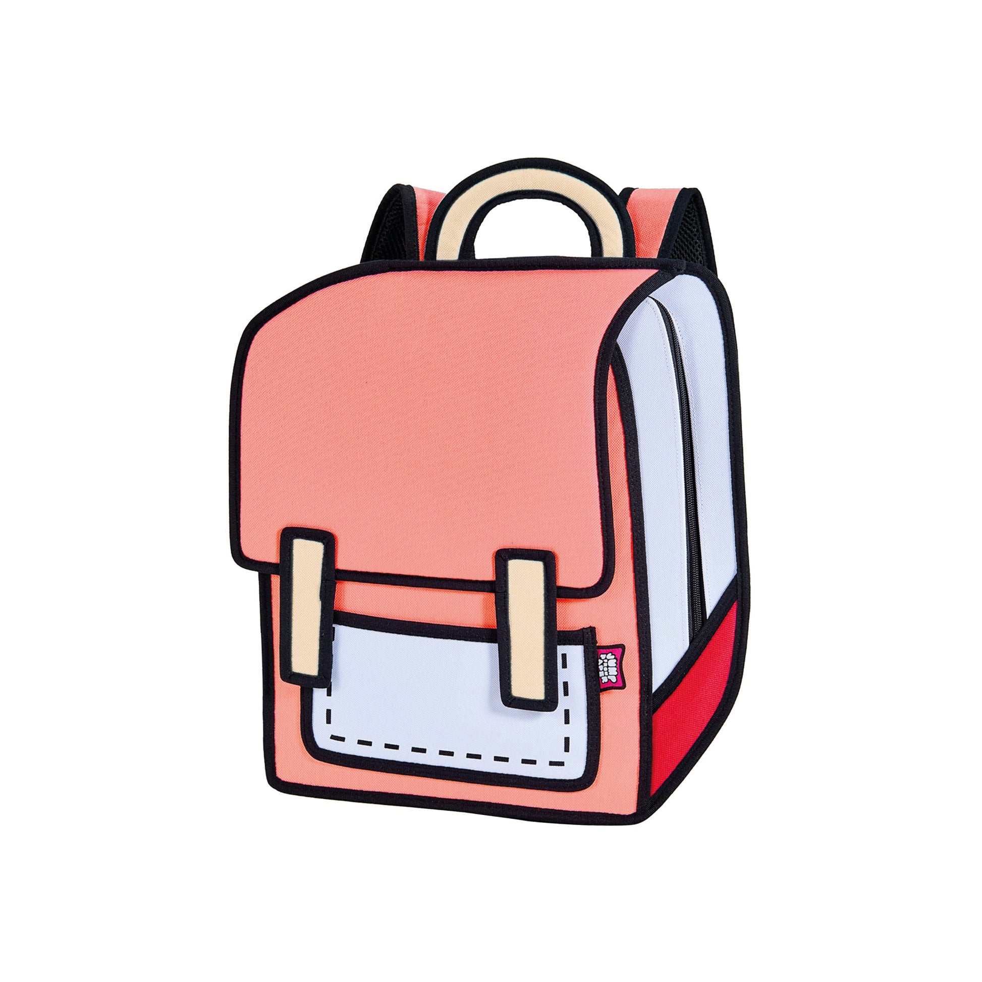 JumpFromPaper Junior Spaceman Watermelon Red kids backpack cartoon 2D design lightweight playful bag