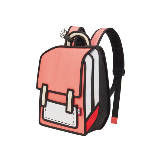 JumpFromPaper Junior Spaceman Watermelon Red kids backpack cartoon 2D design lightweight playful bag