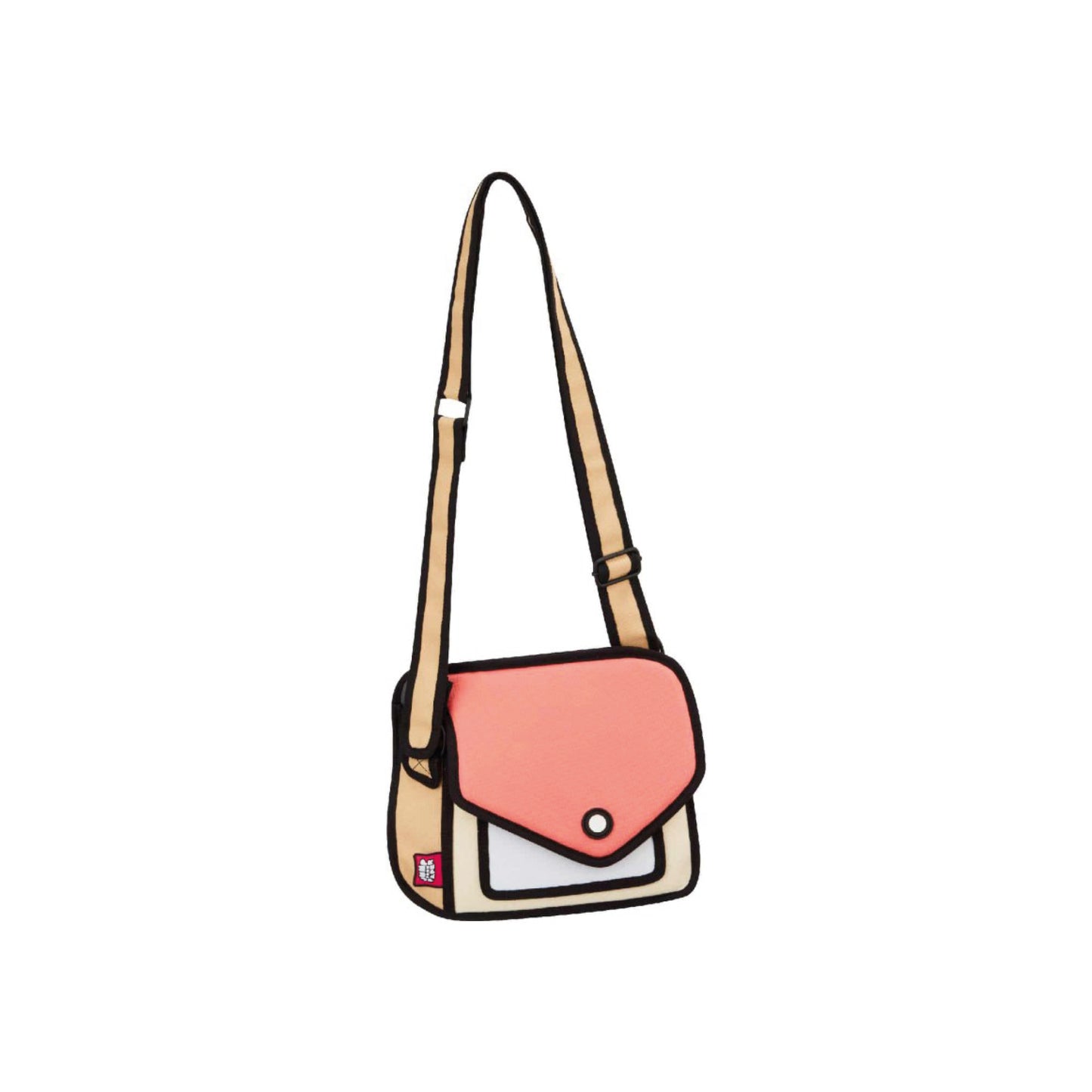 JumpFromPaper Giggle Shoulder Bag 'Watermelon Red'