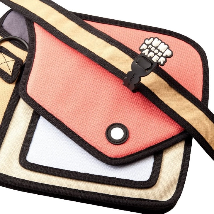 JumpFromPaper Giggle Shoulder Bag 'Watermelon Red'