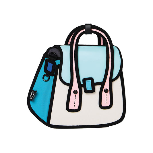 JumpFromPaper Owl Bag Green mini bag with 2D illusion design