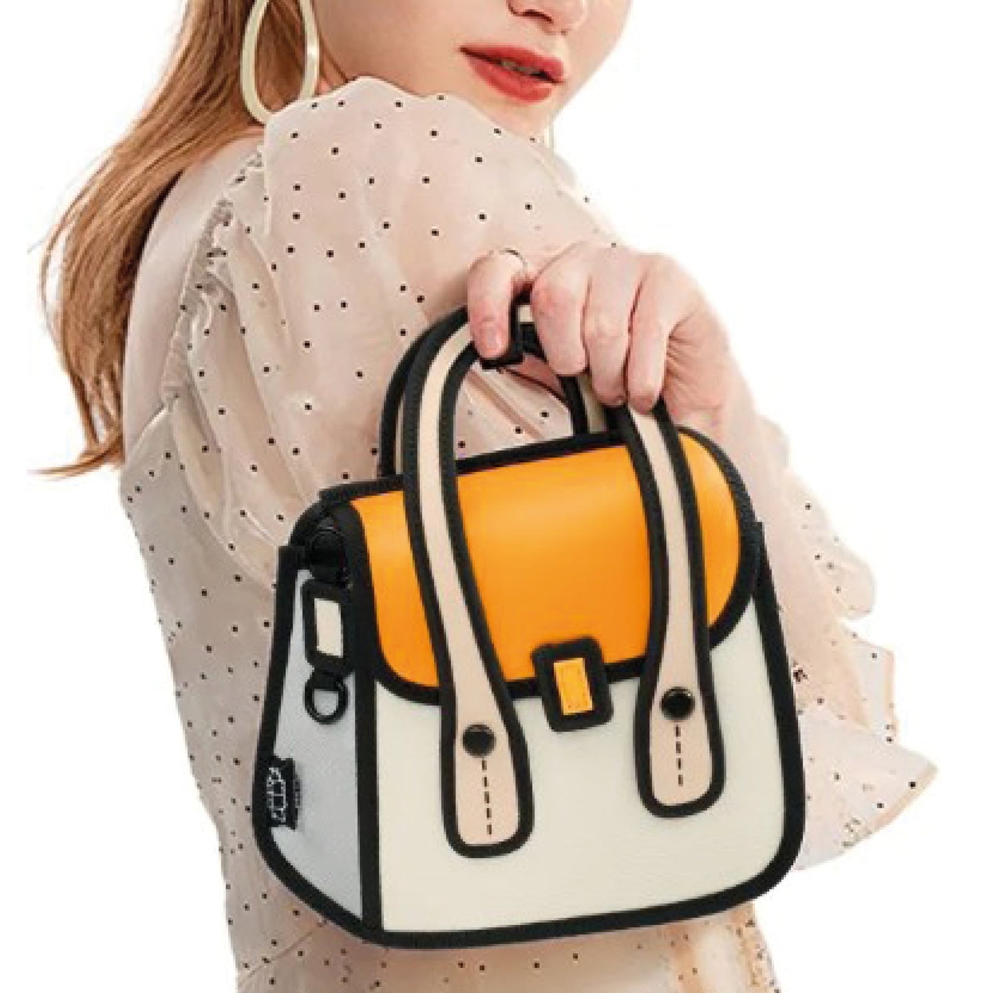 Jump From Paper Junior Owl Bag 'Orange'