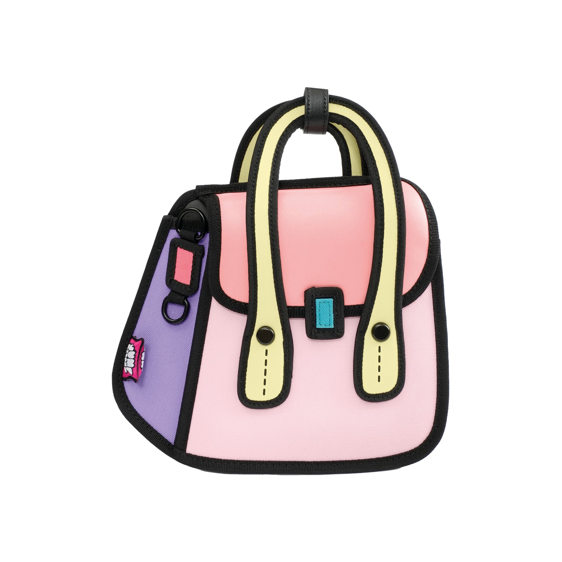 JumpFromPaper Junior Owl Bag Pink mini bag with playful owl design