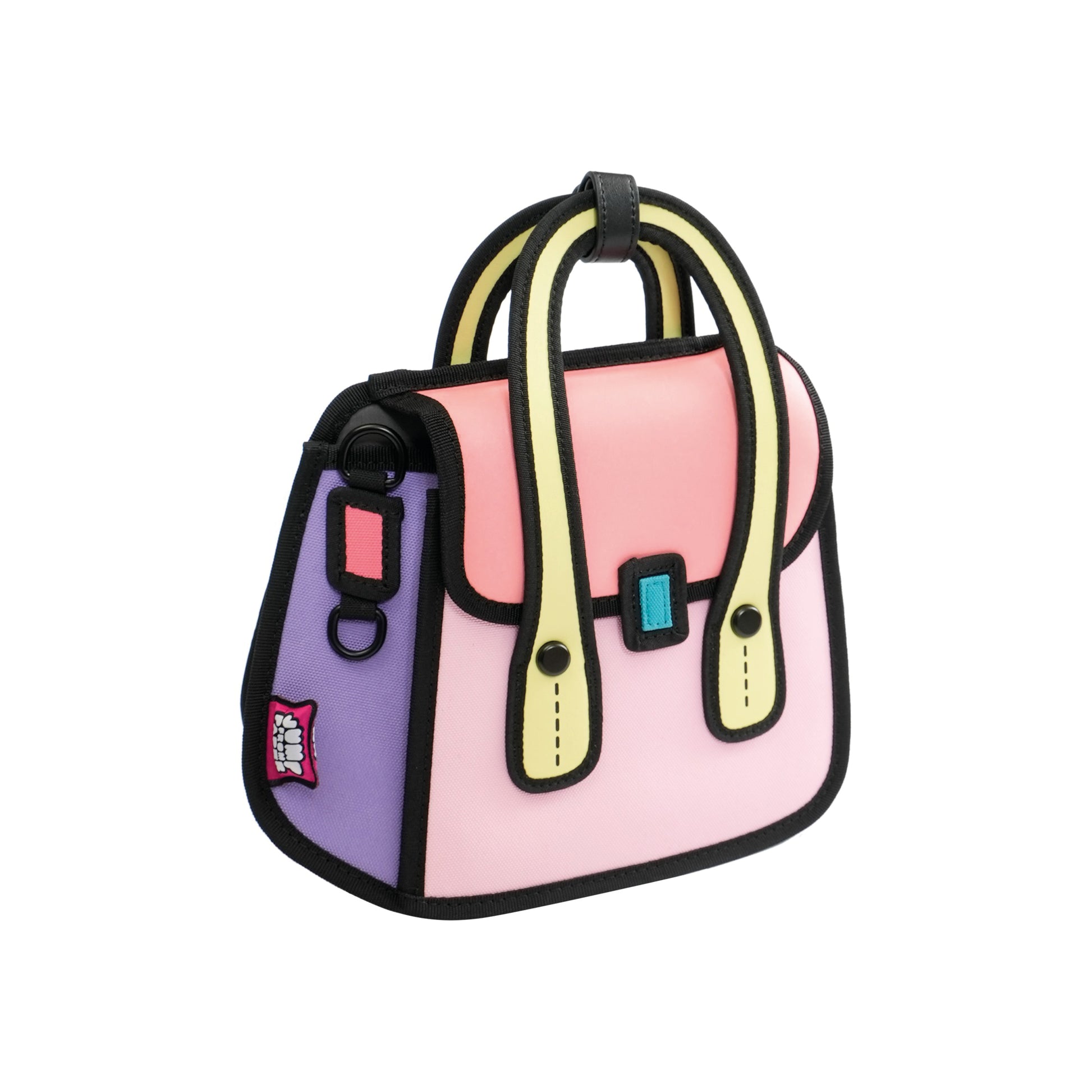 JumpFromPaper Junior Owl Bag Pink mini bag with playful owl design