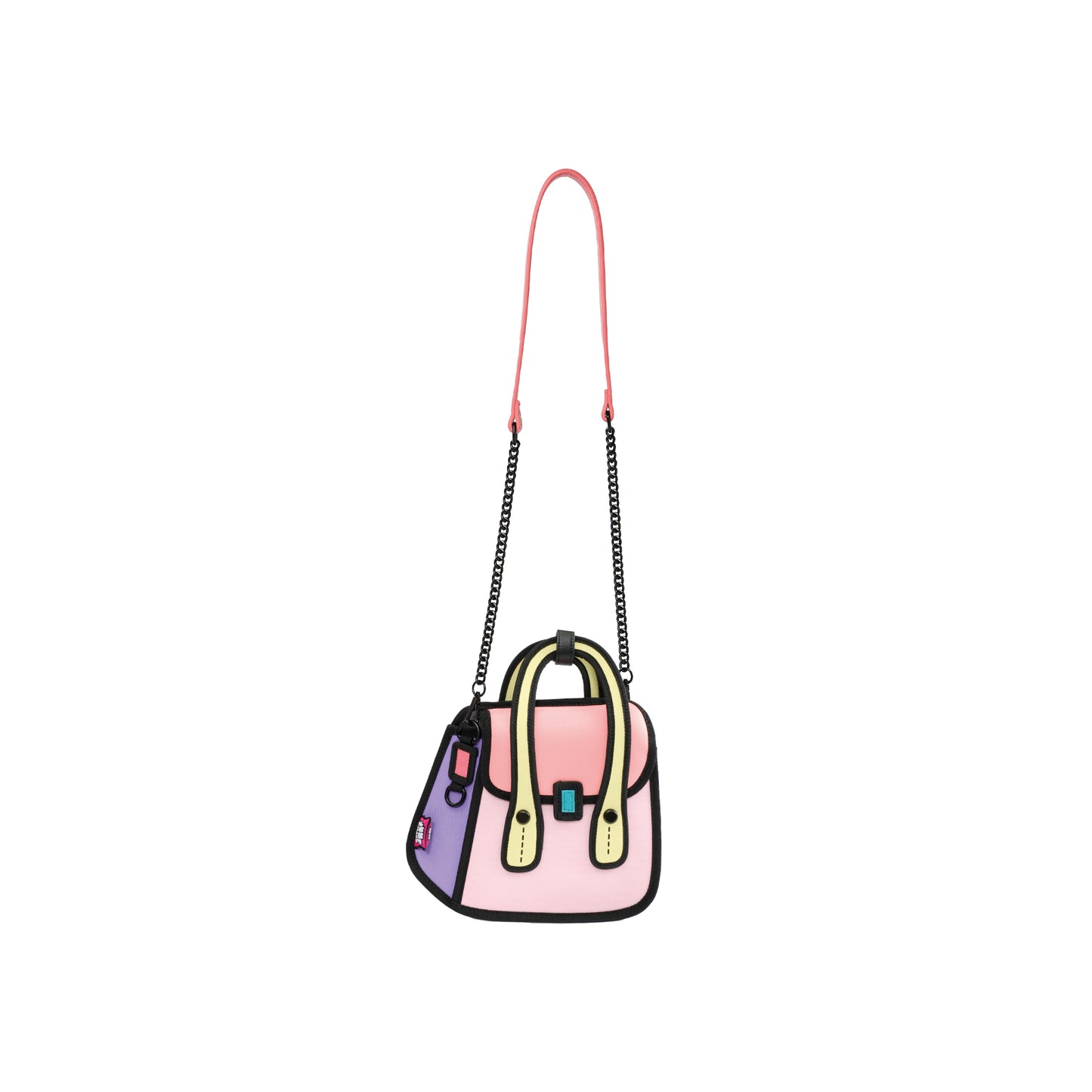 JumpFromPaper Junior Owl Bag Pink mini bag with playful owl design