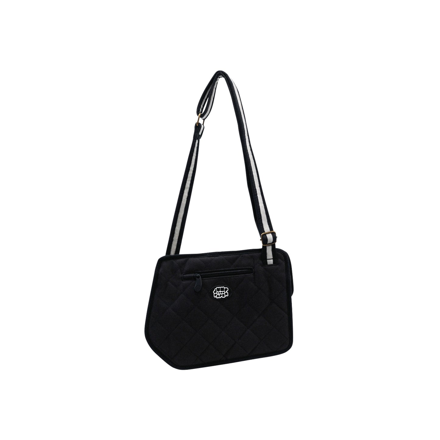 JumpFromPaper Stripe Shoulder Bag Red shoulder bag striped cartoon 2D design lightweight playful everyday accessory