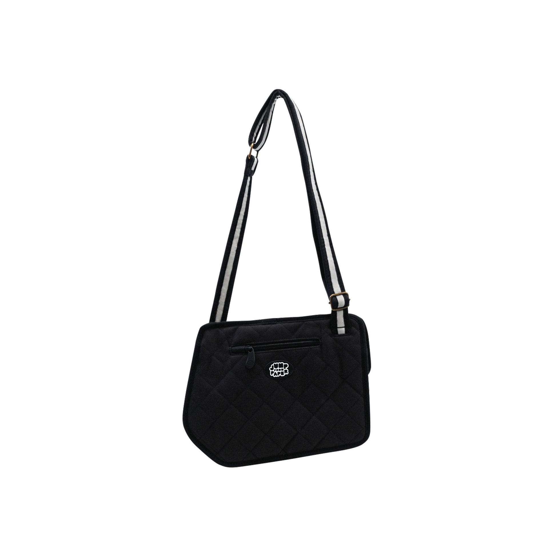 JumpFromPaper Stripe Shoulder Bag Red shoulder bag striped cartoon 2D design lightweight playful everyday accessory