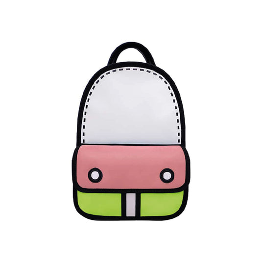 JumpFromPaper Junior 3D Adventure Bag 'Matcha Pink'