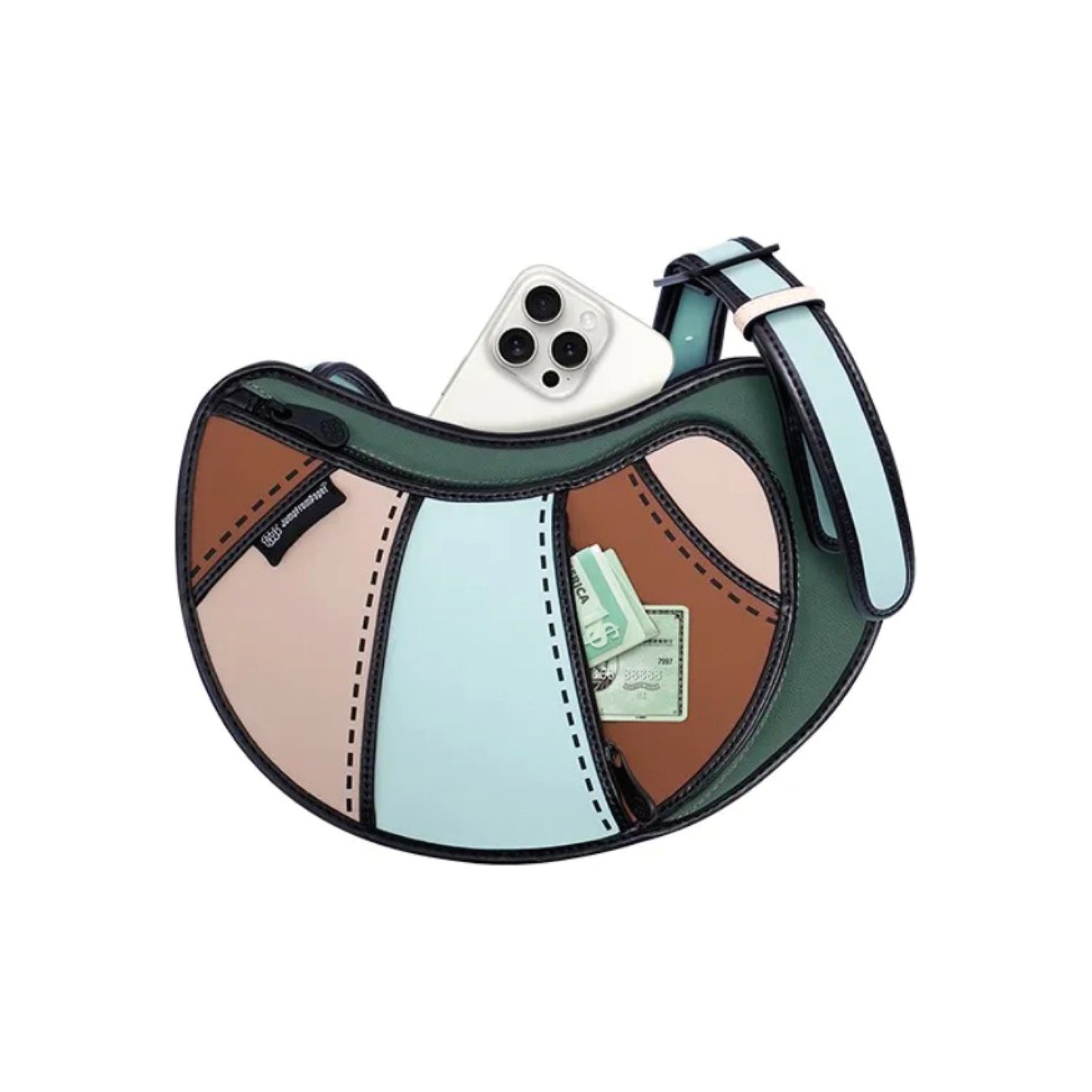 Jump From Paper Croissant Bag 'Matcha Green'