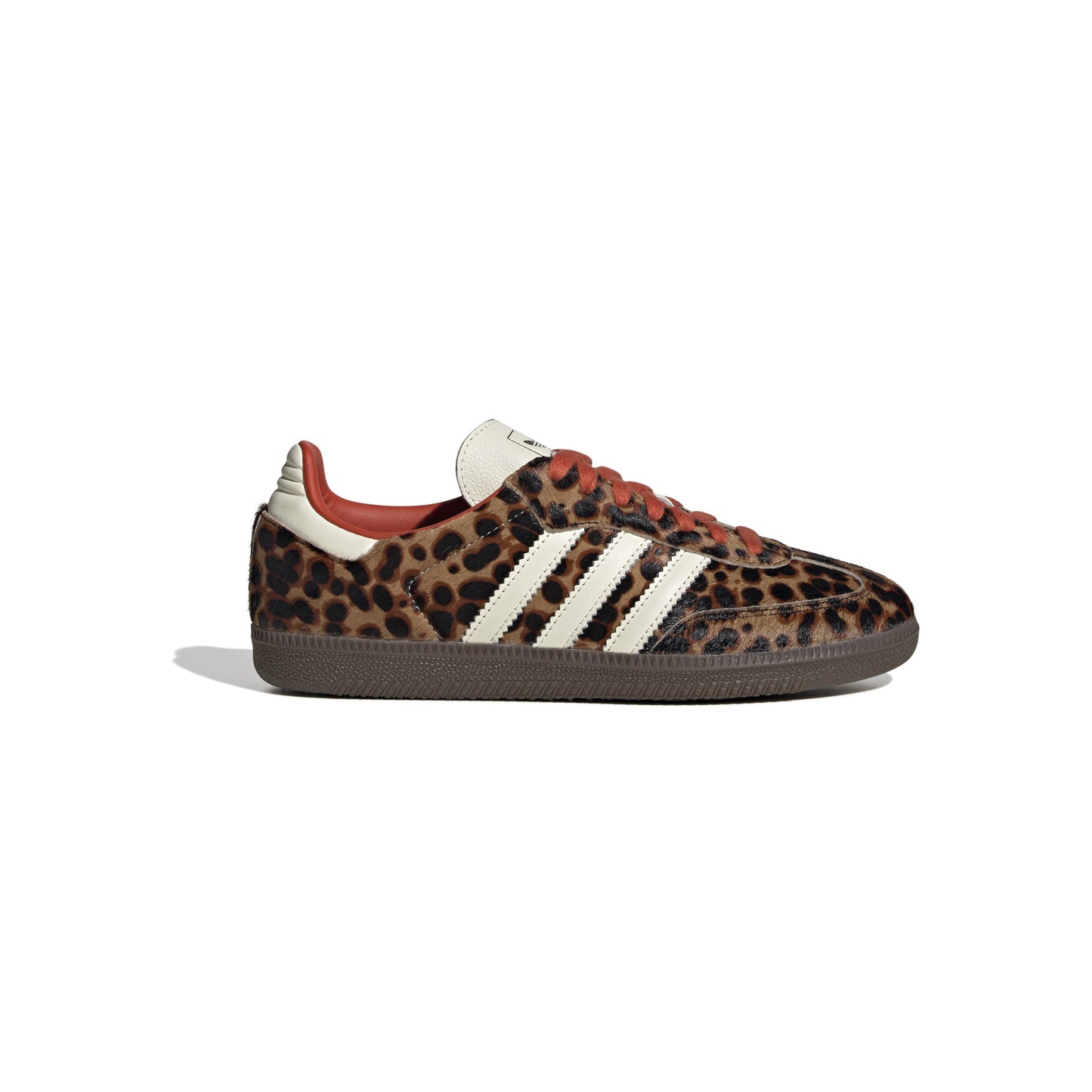 adidas Originals Samba OG women’s shoes red leopard with gum sole