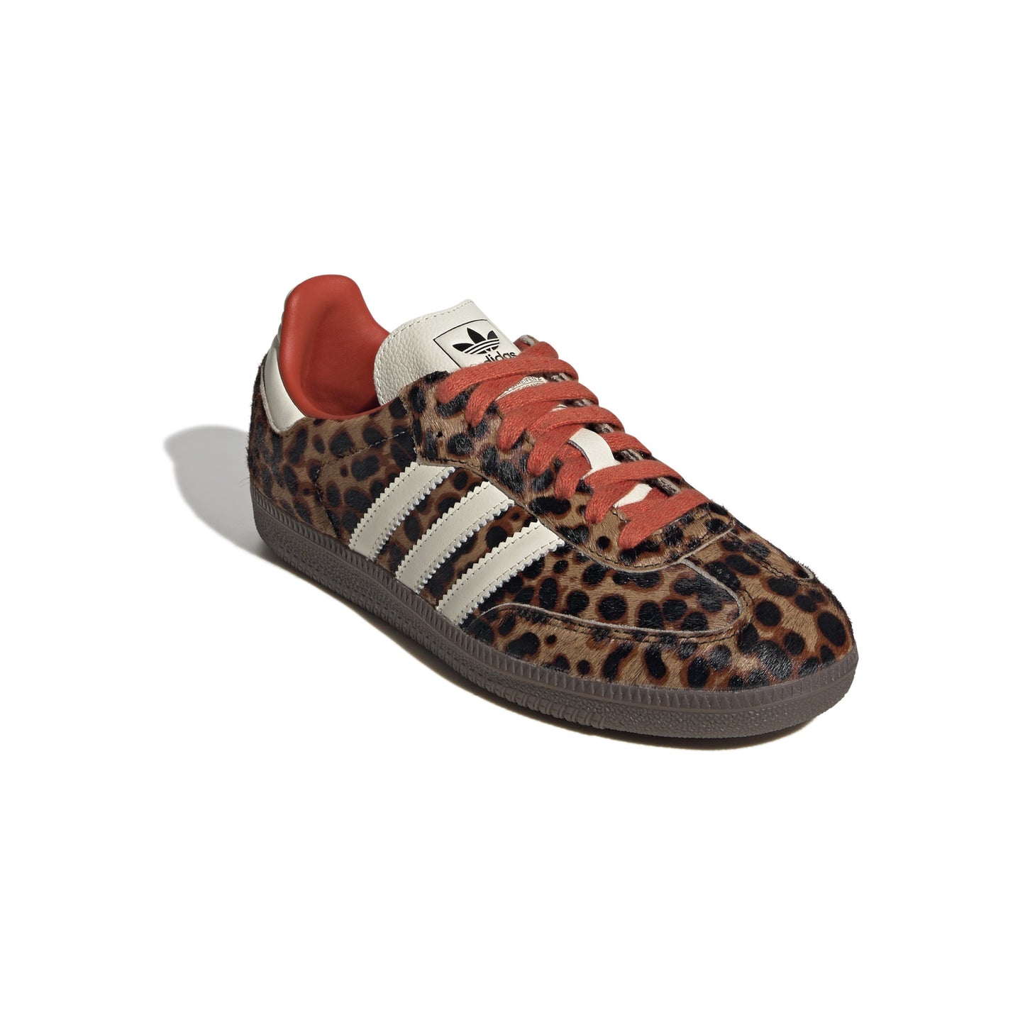 adidas Originals Samba OG women’s shoes red leopard with gum sole