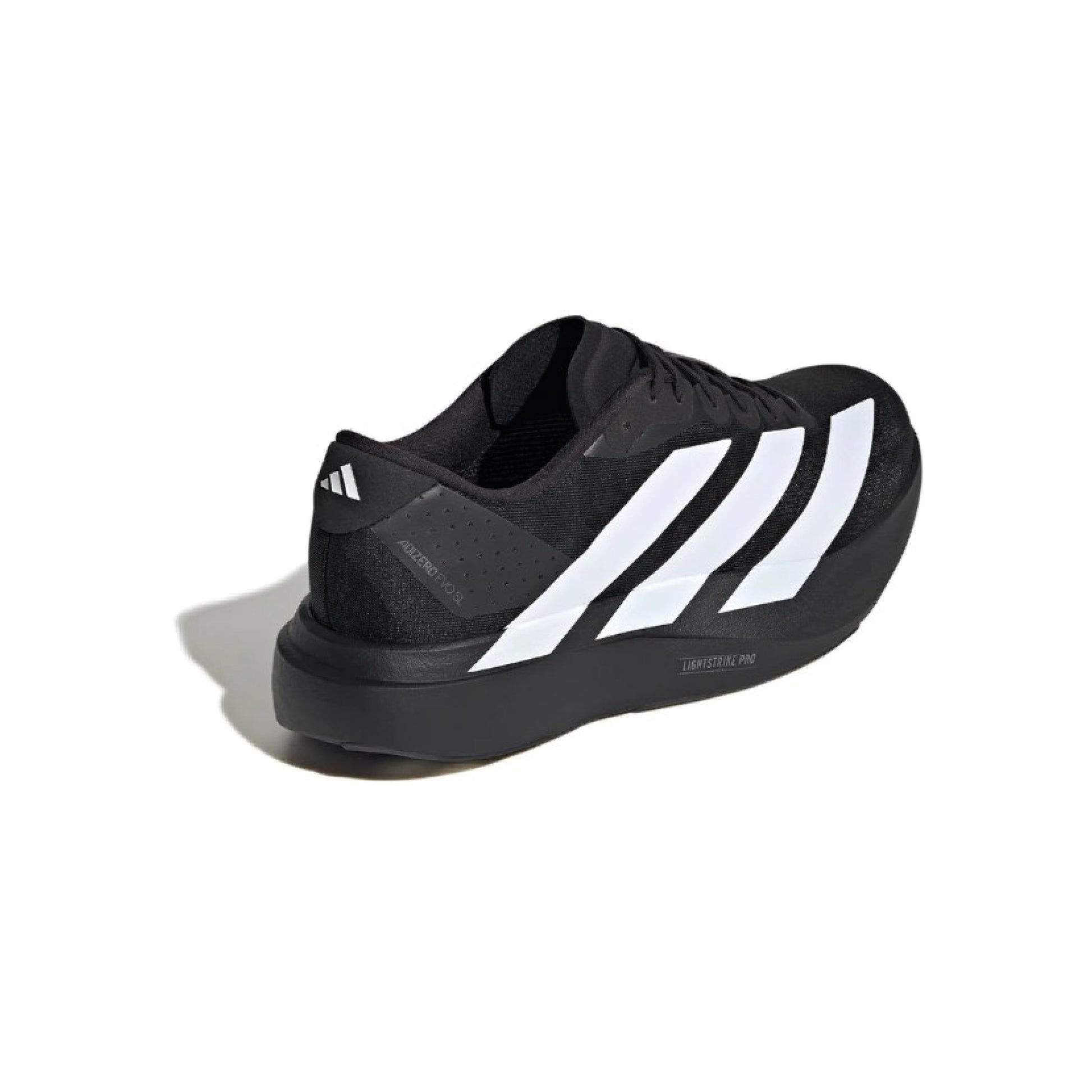 adidas Adizero Evo SL Black White men’s running shoes – lightweight performance sneakers at SneakSurf Singapore