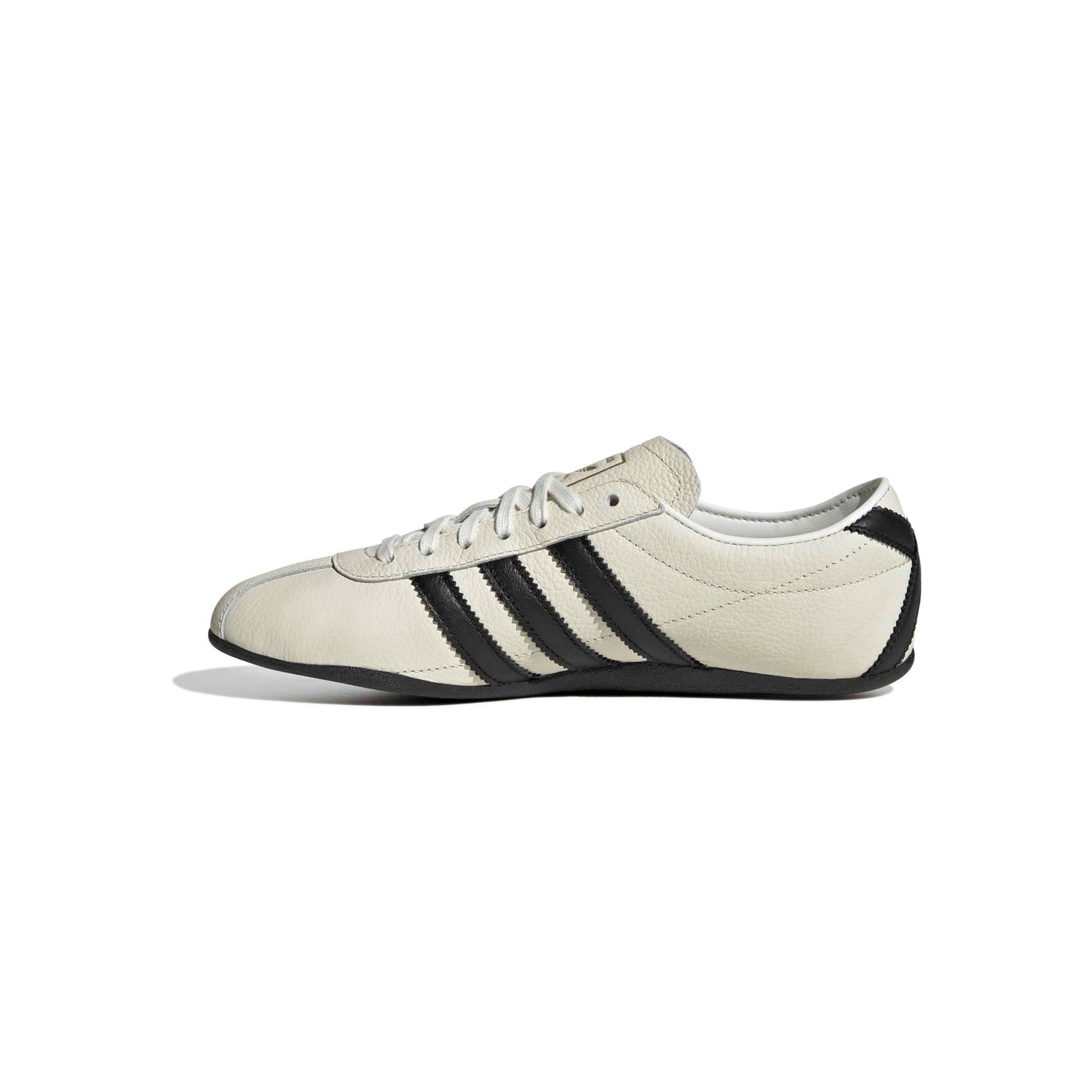 adidas Tokyo Off White Core Black Gold Metallic WMNS leather sneakers with black stripes