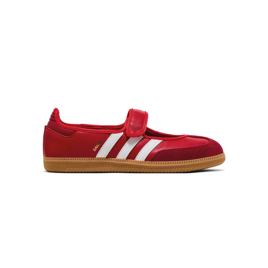 adidas Originals Samba Jane Scarlet Red Gum (WMNS) women’s sneakers – vintage leather lifestyle shoes at SneakSurf Singapore