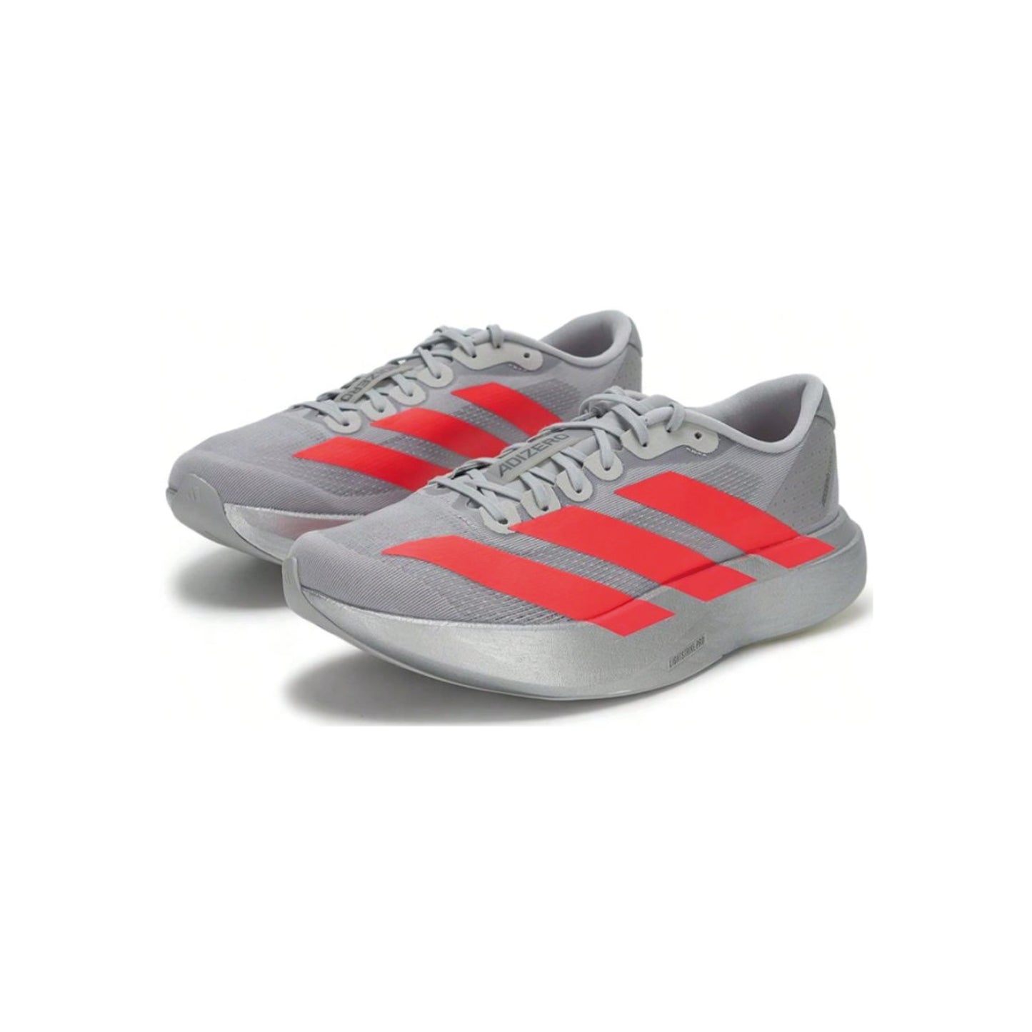 adidas Adizero Evo SL 'Silver Metallic Lucid Red'