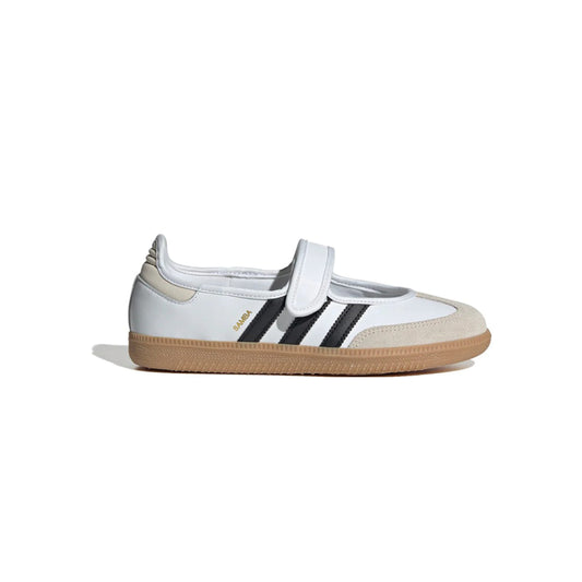 adidas Originals Samba Jane White Black Gum (GS) kids’ sneakers – classic retro leather shoes at SneakSurf Singapore