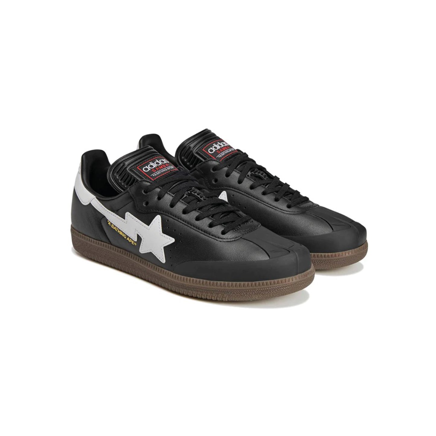 BAPE x adidas Samba 'Black White Gum'