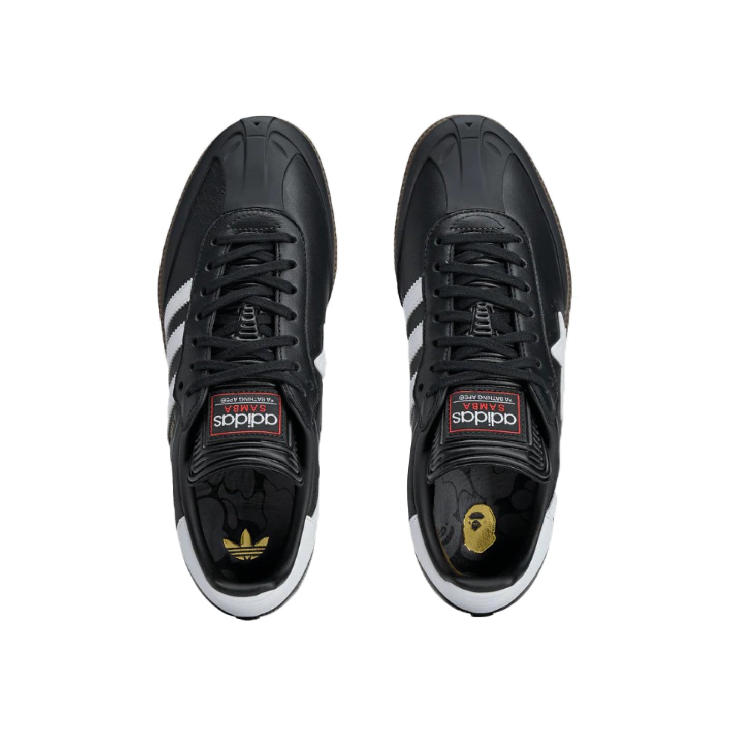 BAPE x adidas Samba 'Black White Gum'