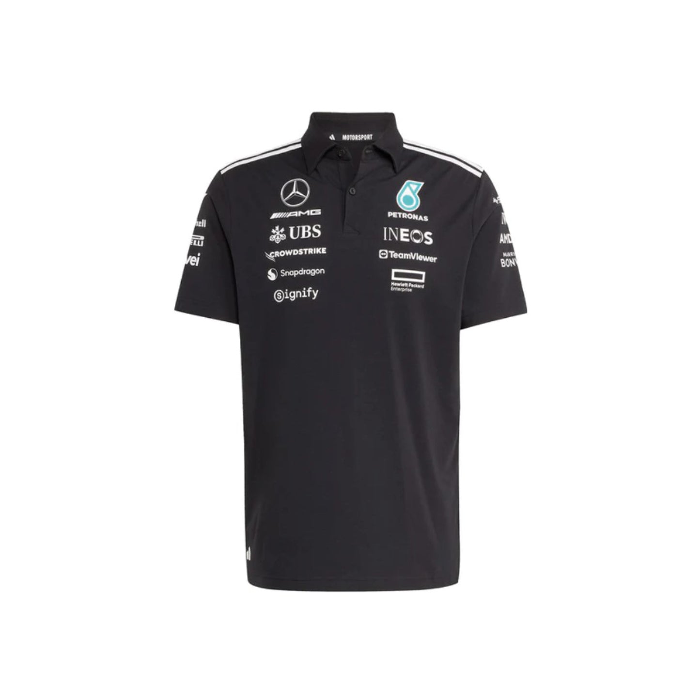 adidas Mercedes - AMG Petronas Formula One Team Polo ‘Black / White’