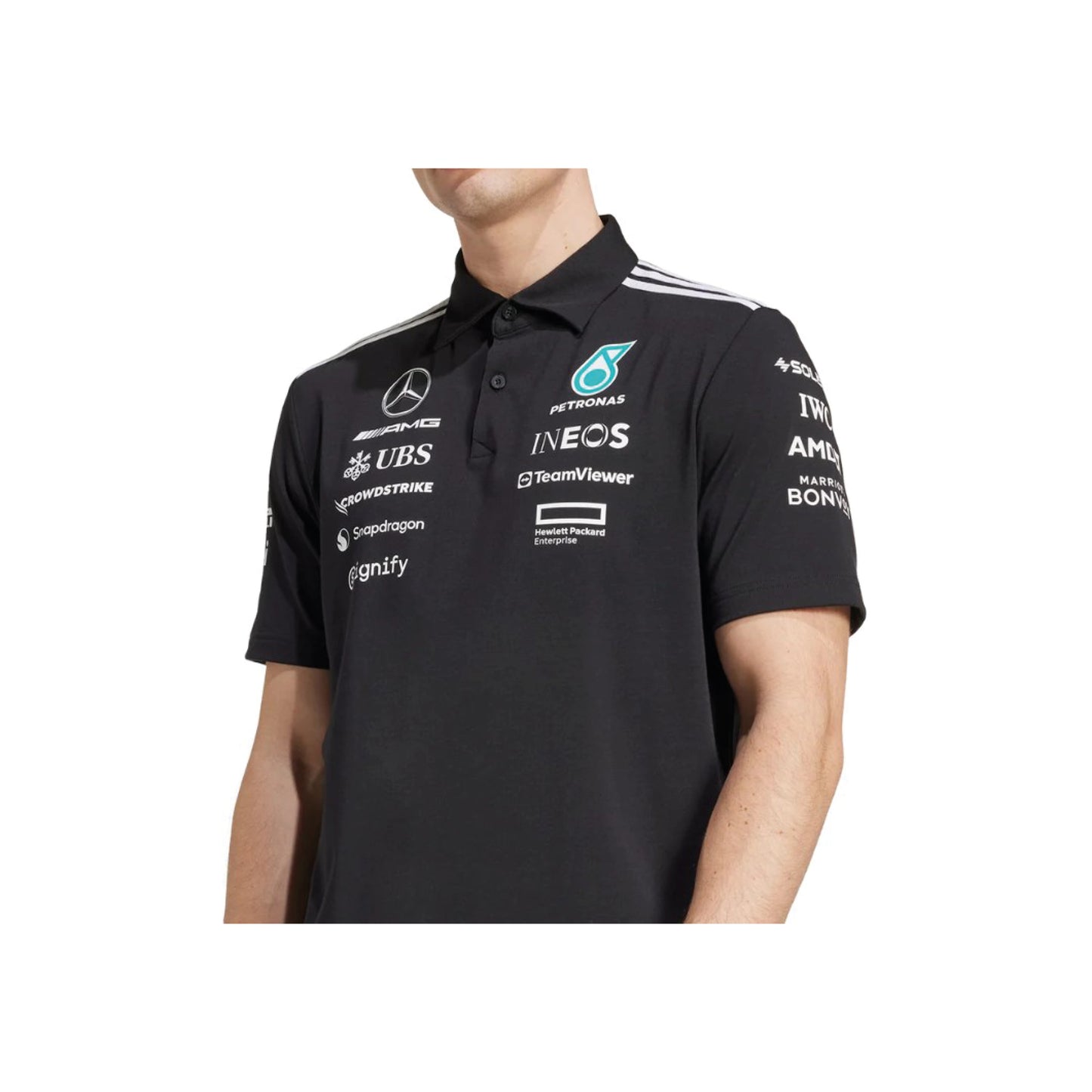 adidas Mercedes - AMG Petronas Formula One Team Polo ‘Black / White’